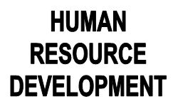 Human Resource Development